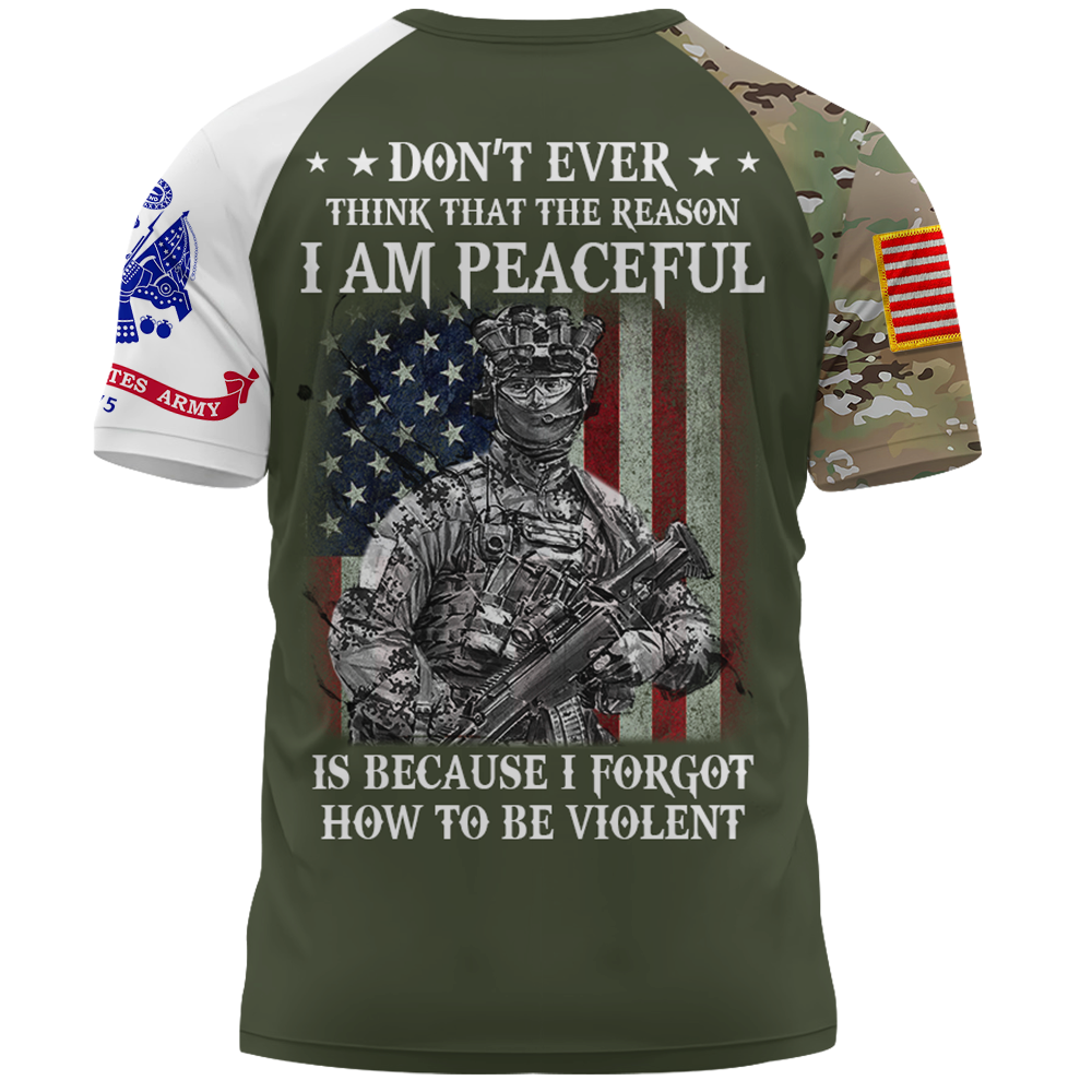 Personalized Shirt Don’t Ever Think That The Reason All Over Print Shirt Veteran K1702