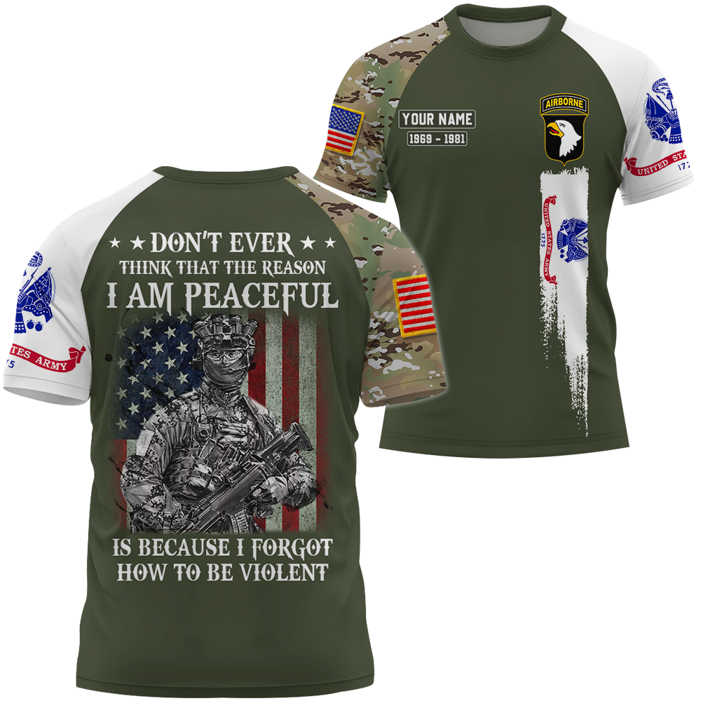 Personalized Shirt Don’t Ever Think That The Reason All Over Print Shirt Veteran K1702