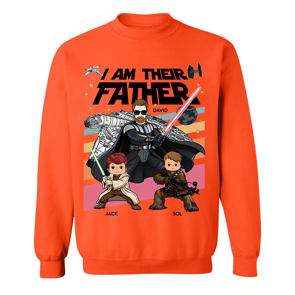 I Am Their Father Personalized Shirt Gift For Dad- Father's Day 2026 T1807 Hv01
