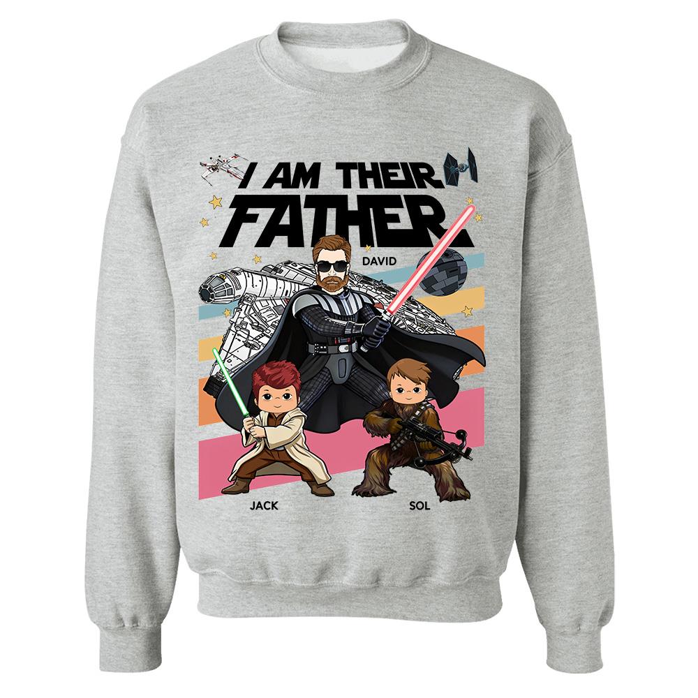 I Am Their Father Personalized Shirt Gift For Dad- Father's Day 2026 T1807 Hv01