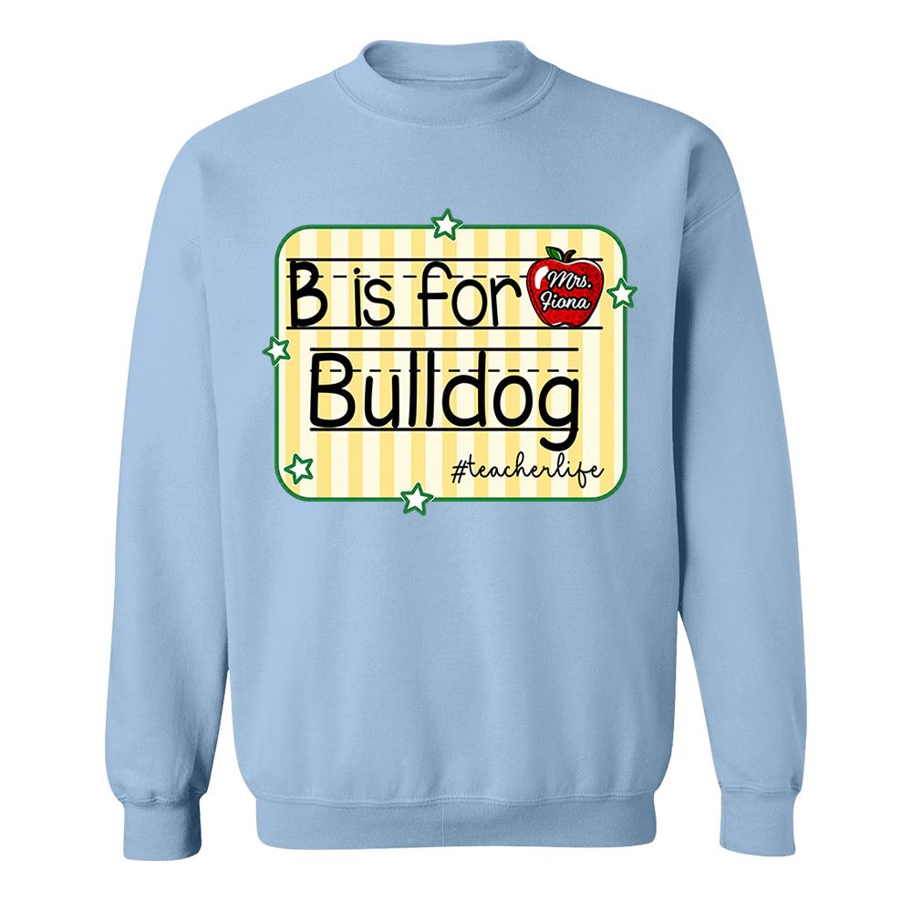 Personalized Retro Stripe School Mascot Custom Apple Name Teacher T-Shirt, Custom Gifts For Teacher Vr2 Nh00
