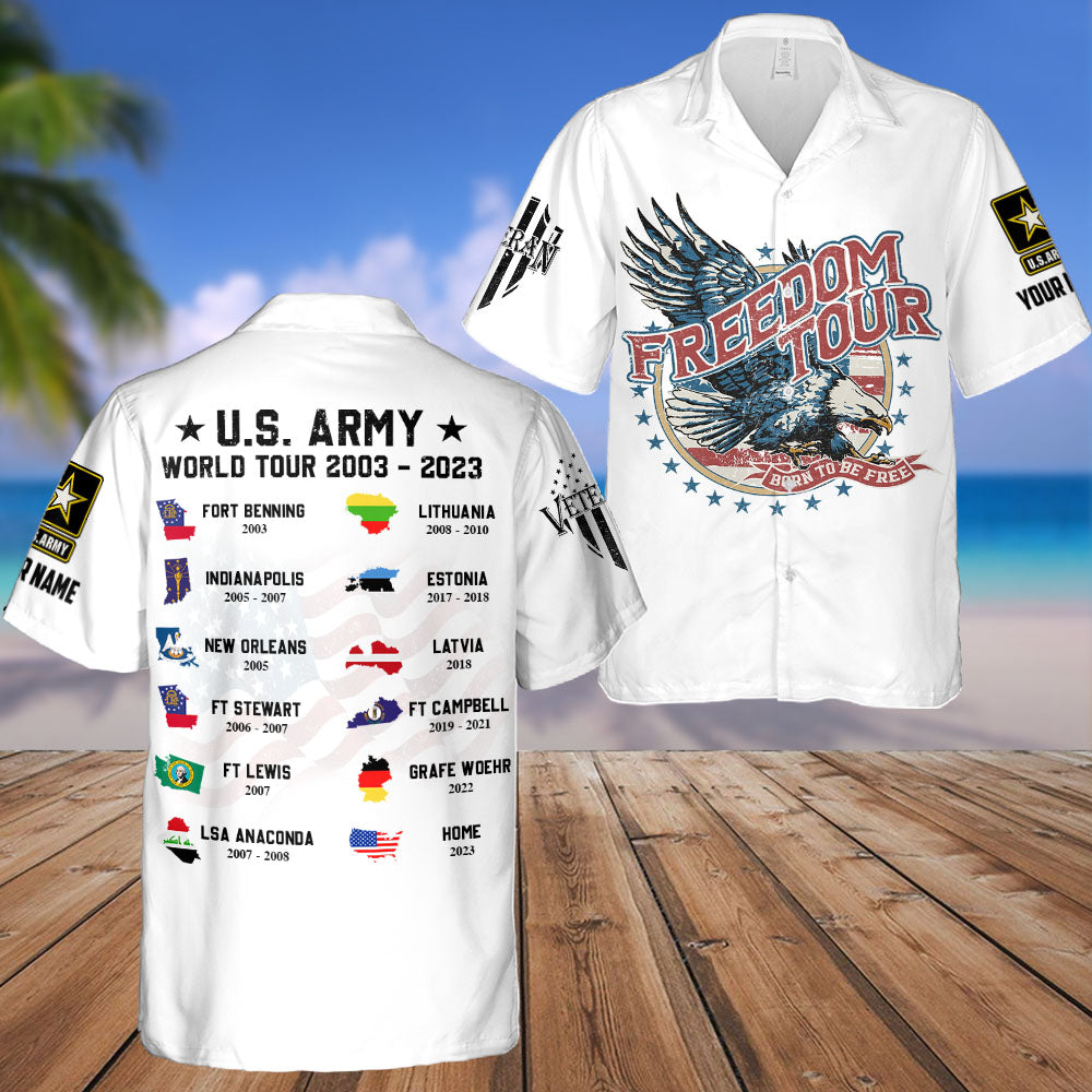 Military Base Custom Shirt Gift For Veteran All Over Print Shirt K1702