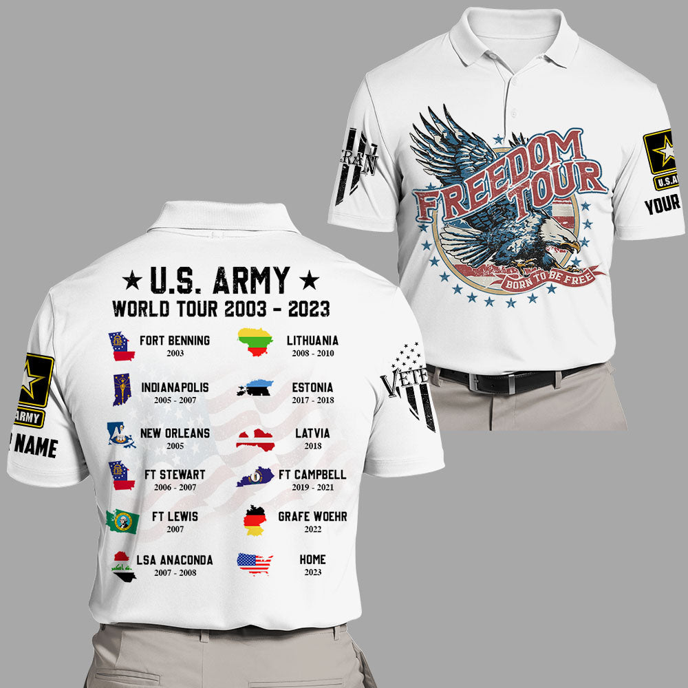 Military Base Custom Shirt Gift For Veteran All Over Print Shirt K1702