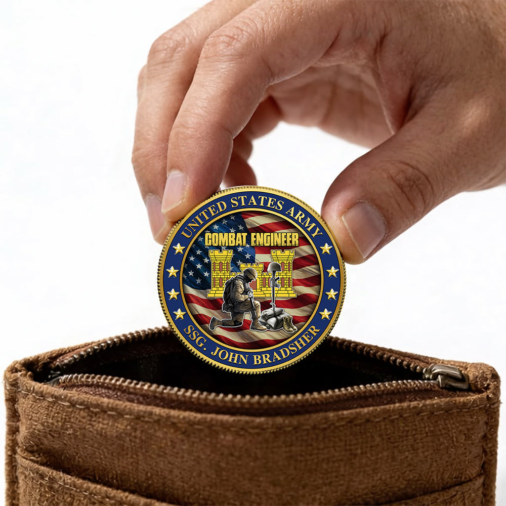 Custom Challenge Coins Oath of Enlistment American Military Gift for Veterans K1702 Trhn