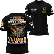 Personalized Shirt Warning There Are A Lot Of People In The World All Over Print Shirt For Veterans K1702