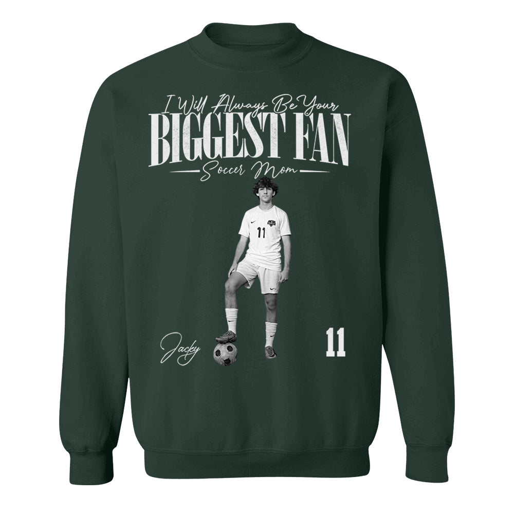 I'll Always Be Your Biggest Fan - Washed Tee Retro Bootleg Shirt For Soccer Players New T24