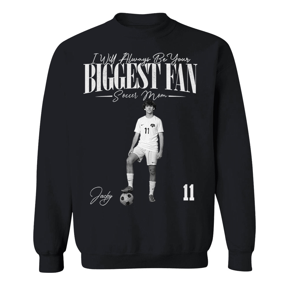 I'll Always Be Your Biggest Fan - Washed Tee Retro Bootleg Shirt For Soccer Players New T24