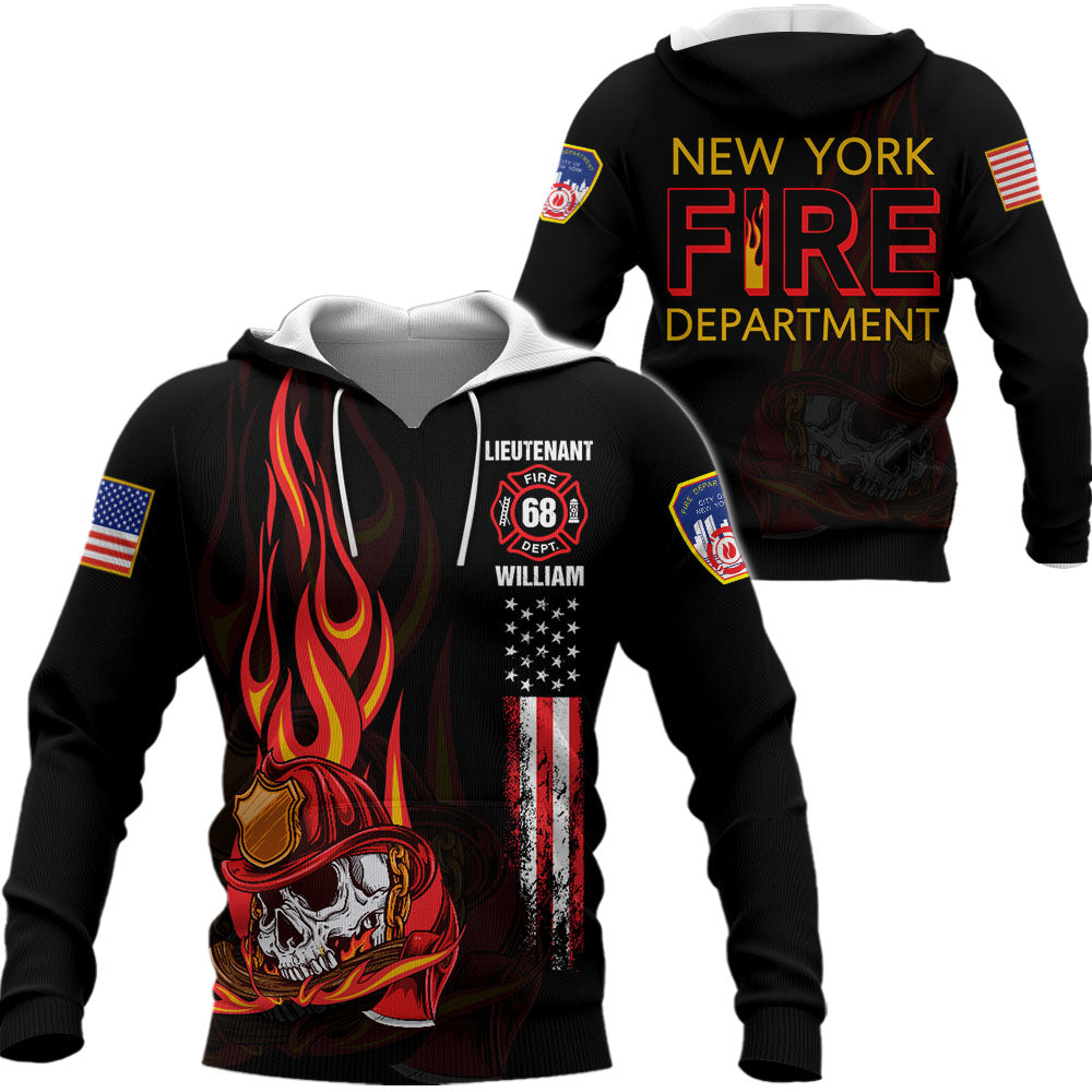 Custom Shirt Firefighter Department Gifts For Fireman All Over Print Shirt K1702 Trhn