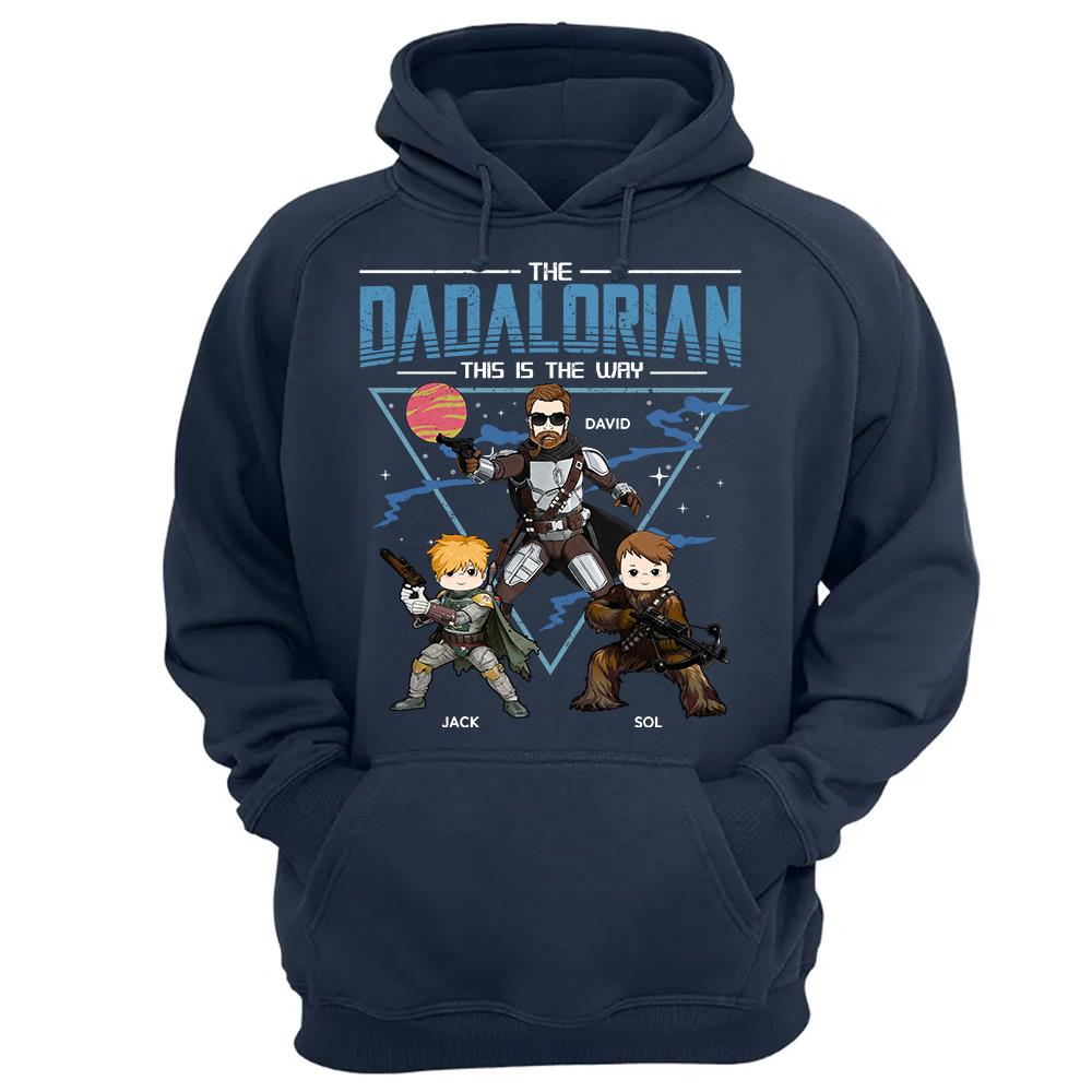 The Dadalorian This Is The Way Personalized Shirt For Dad Father's Day Gift T1807 Hv01