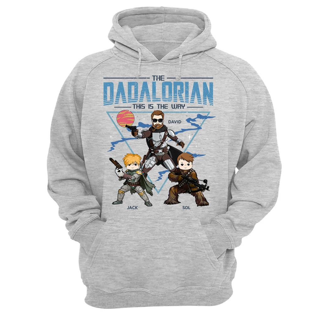 The Dadalorian This Is The Way Personalized Shirt For Dad Father's Day Gift T1807 Hv01