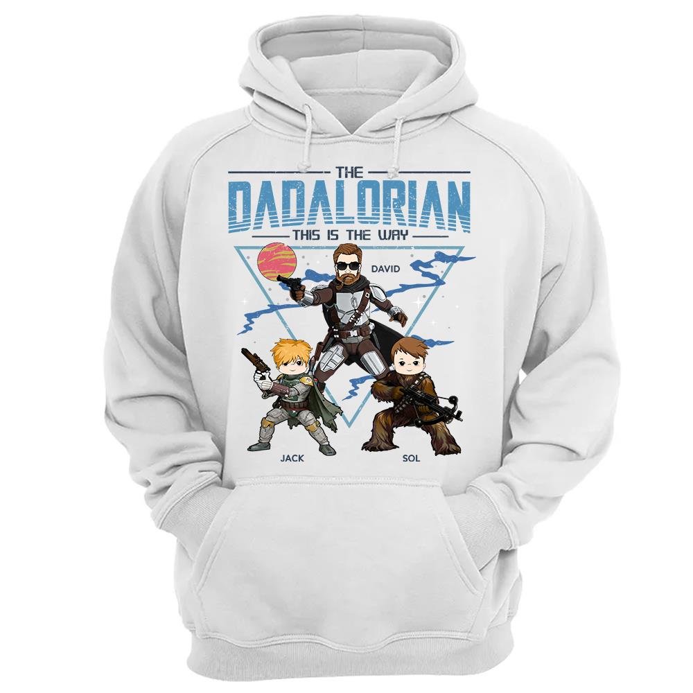 The Dadalorian This Is The Way Personalized Shirt For Dad Father's Day Gift T1807 Hv01