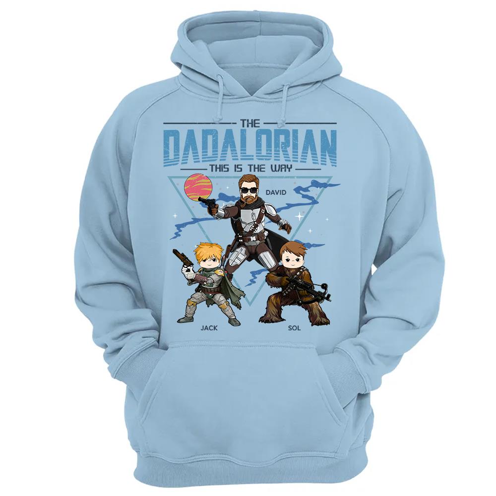 The Dadalorian This Is The Way Personalized Shirt For Dad Father's Day Gift T1807 Hv01