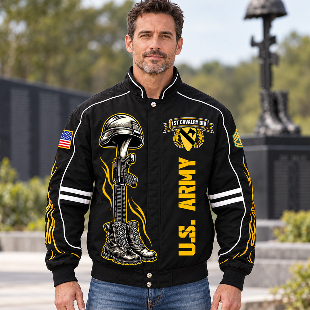US Veteran Custom Baseball Jackets All Branches Rank Unit Patch For Military Retirement Veteran Dad Grandpa K1702 MT2 VN09