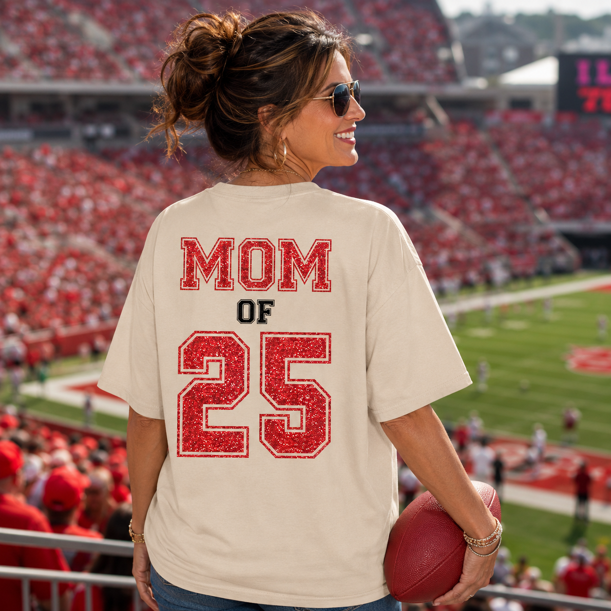 Behind Every Football Player Shirt Gift For Her Him Sports Mom L0411 VH01