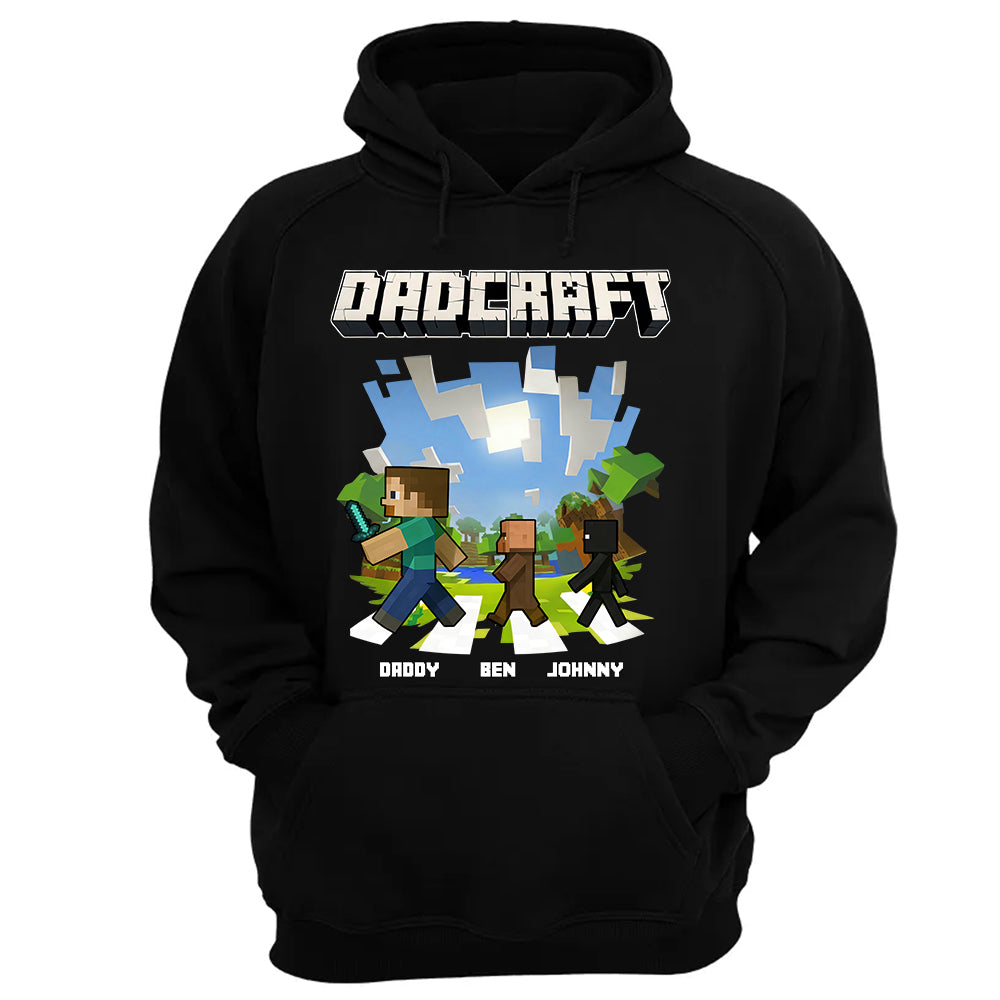DadCraft, Personalized DadCraft Shirt For Dad With Kids Name, Gift For Father's Day MI209 TH23