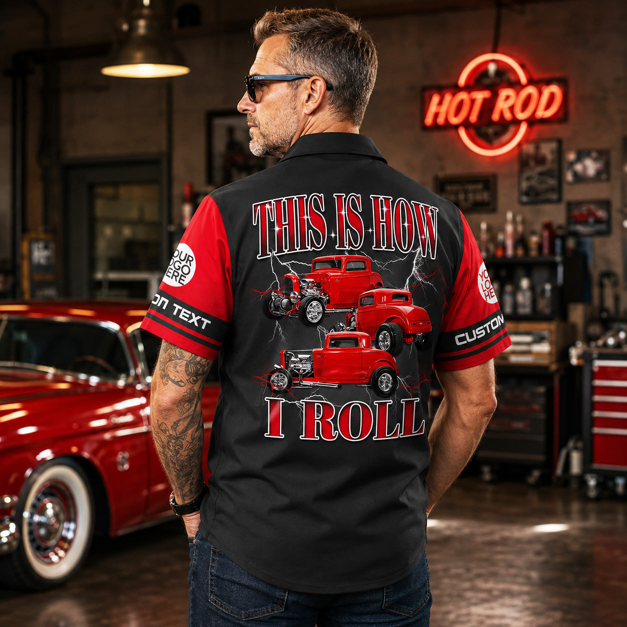 This Is How I Roll - Custom Hot Rod Photo Hawaiian Shirts - Gift For Car Lovers A2110 Pt99