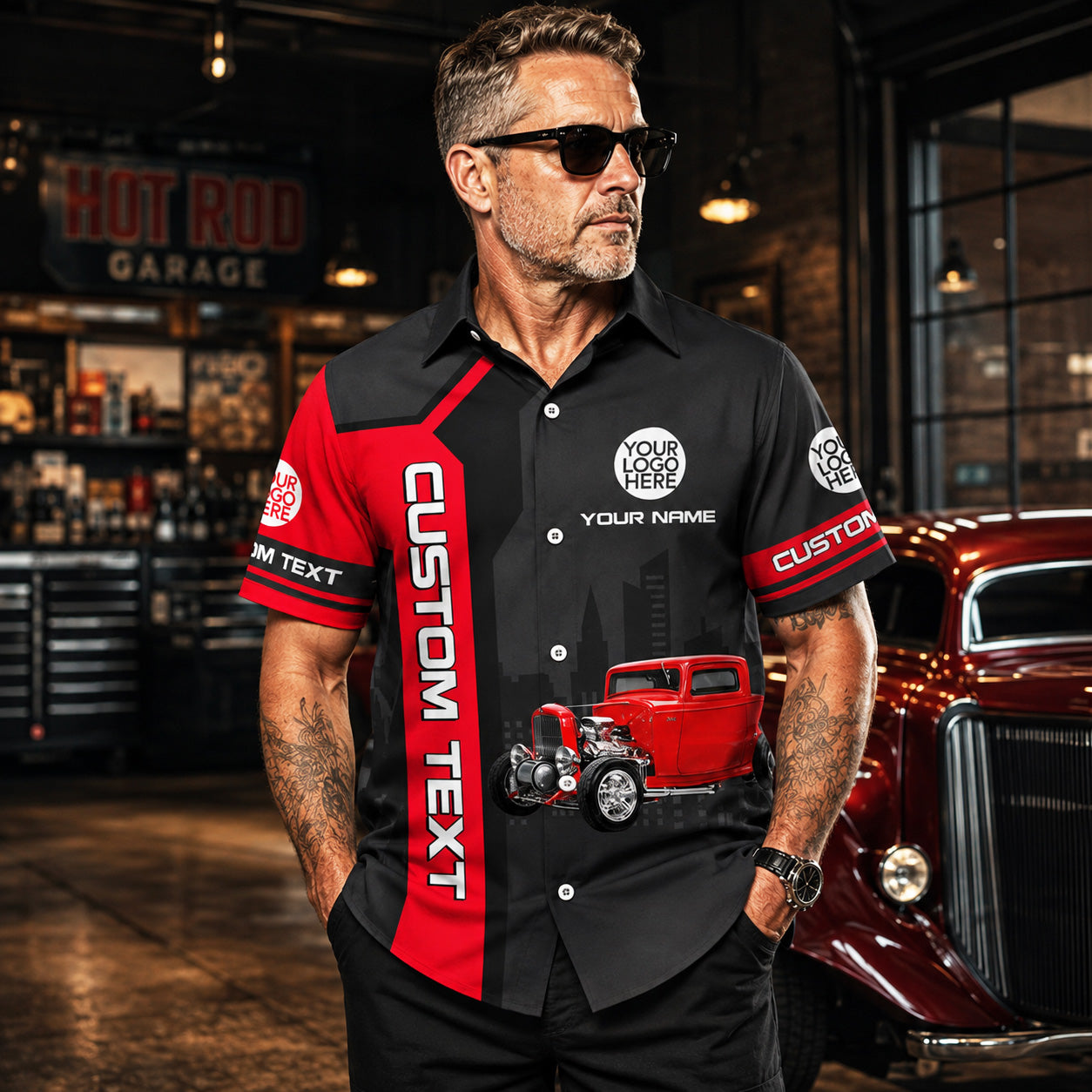 This Is How I Roll - Custom Hot Rod Photo Hawaiian Shirts - Gift For Car Lovers A2110 Pt99