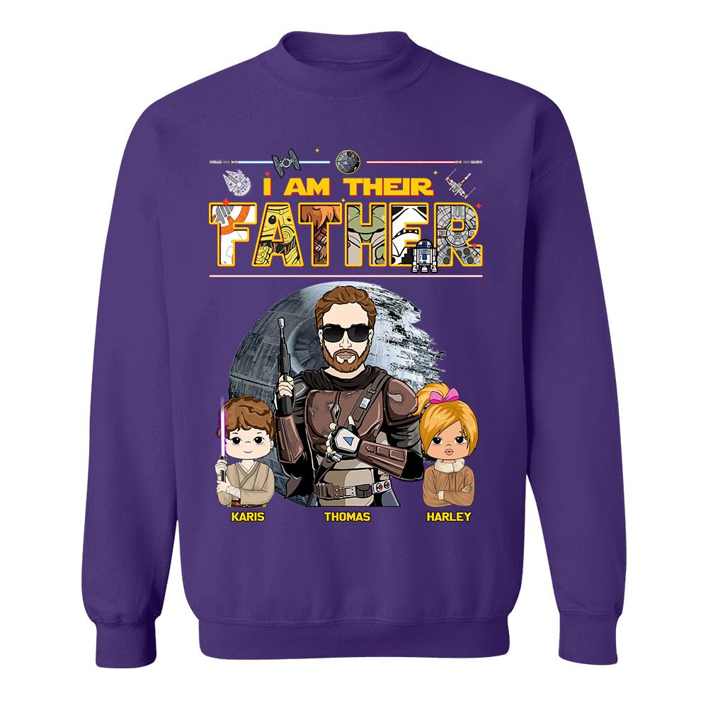 I Am Their Father - Personalized Shirt For Dad Father's Day NA04 Hv01