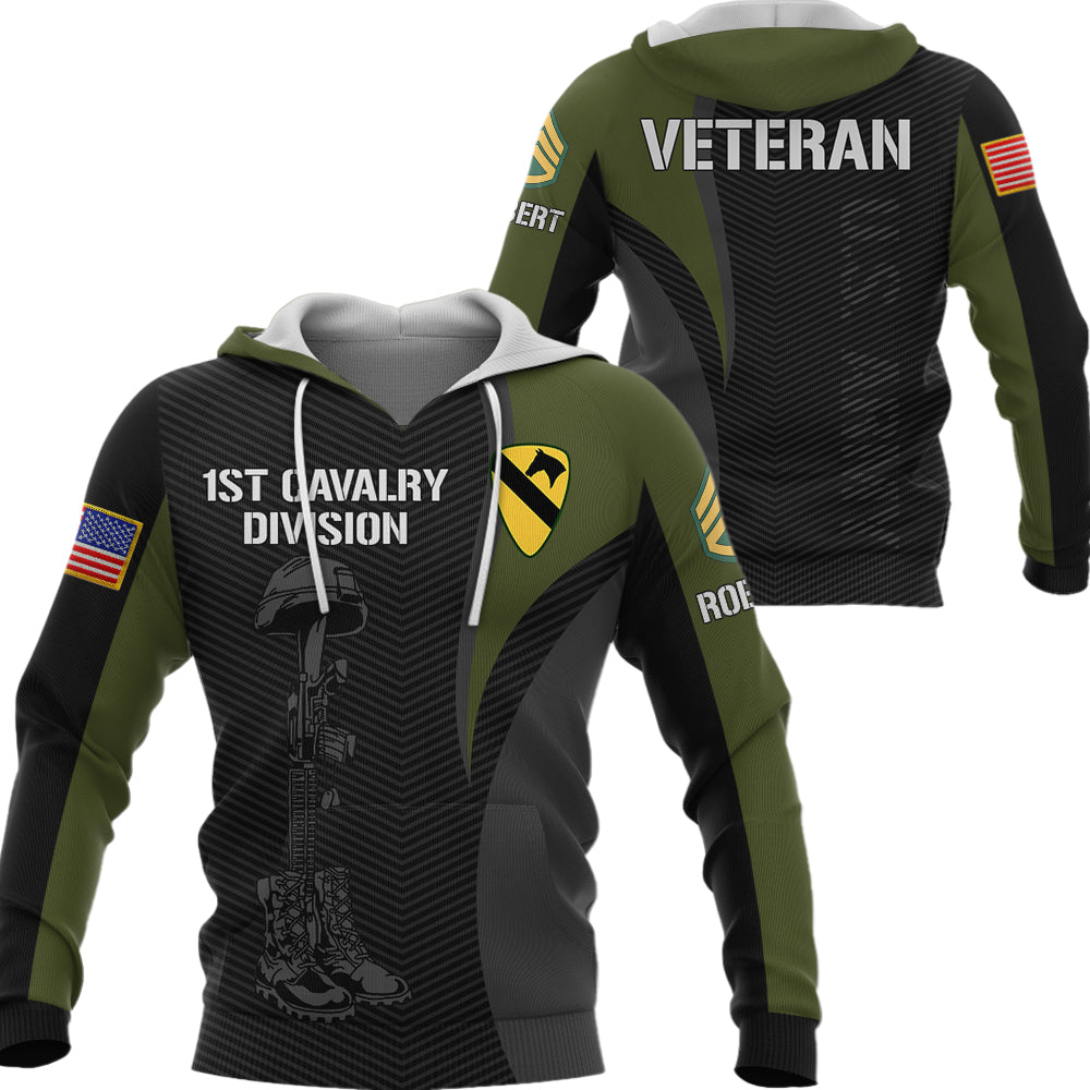 Custom All Over Print Shirt US Military Gift Custom Division Patches, Badges Military Gift For Veteran K1702 Trhn