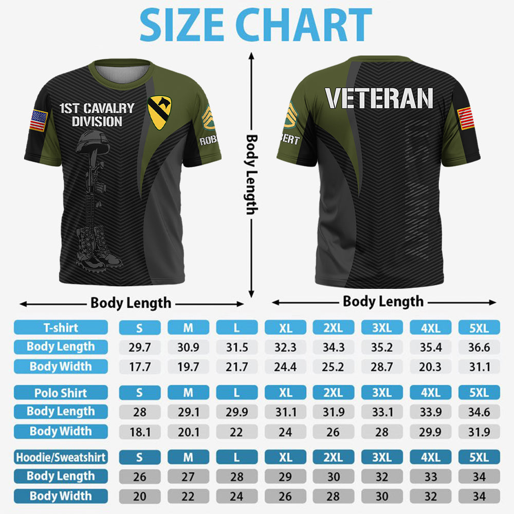 Custom All Over Print Shirt US Military Gift Custom Division Patches, Badges Military Gift For Veteran K1702 Trhn