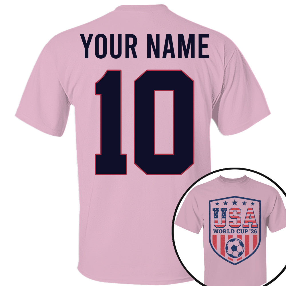 Custom USA Soccer Shirt 2026, Personalized Team Shirt Nh00