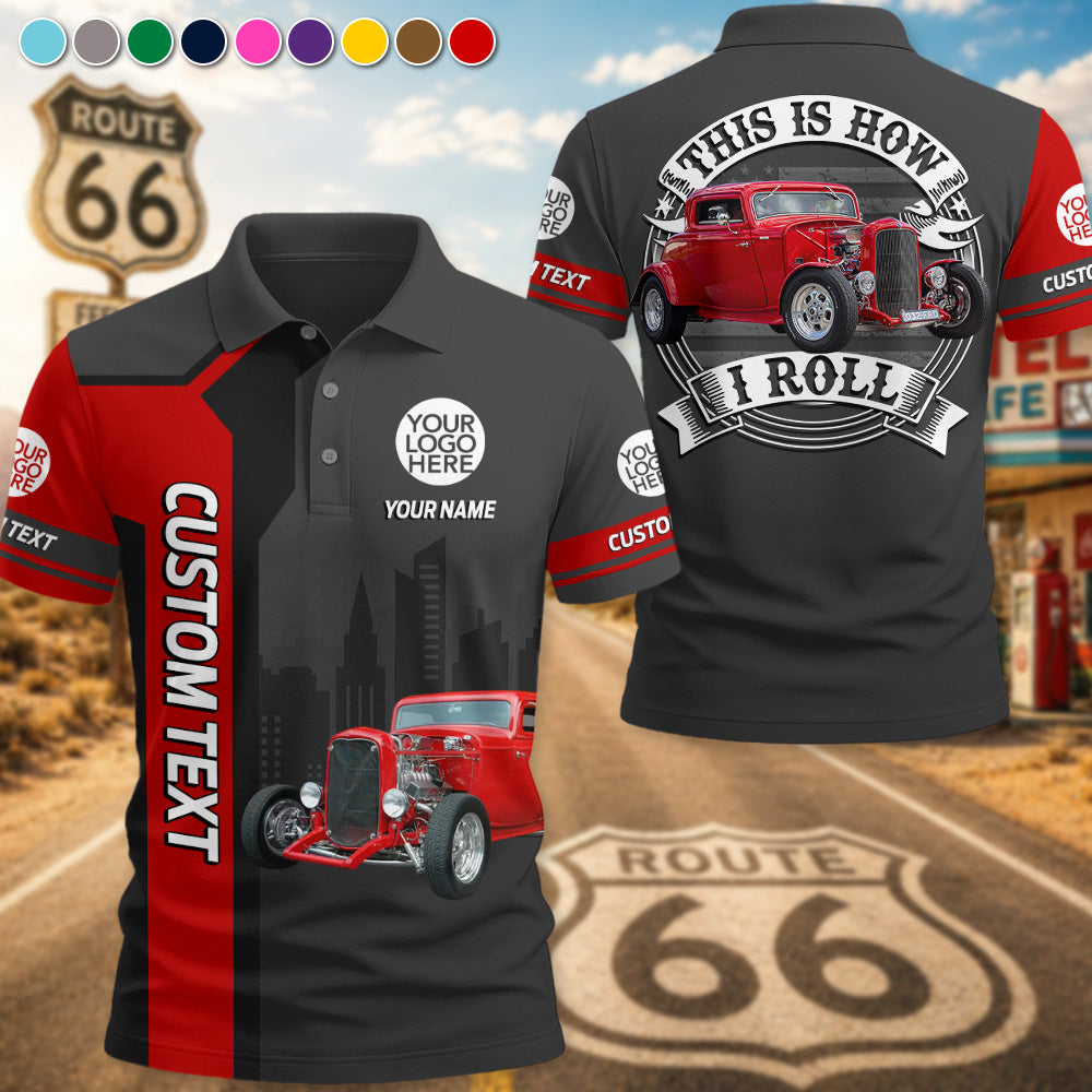 This Is How I Roll - Personalized Vechicle Photo Shirt - Gift  For Loved Ones A2110 Pt99