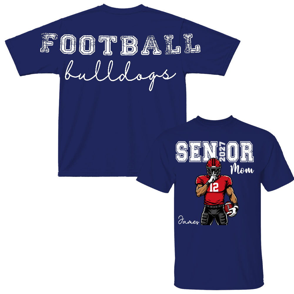 Custom Senior Football Mom Sweatshirt, Senior Night 2027 L0411 Nh00
