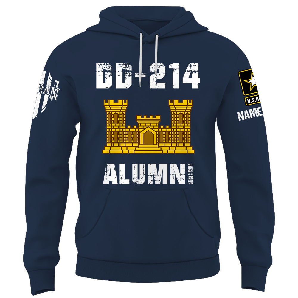 Personalized Shirt DD-214 Alumni Custom Division Military Gift For Veterans K1702