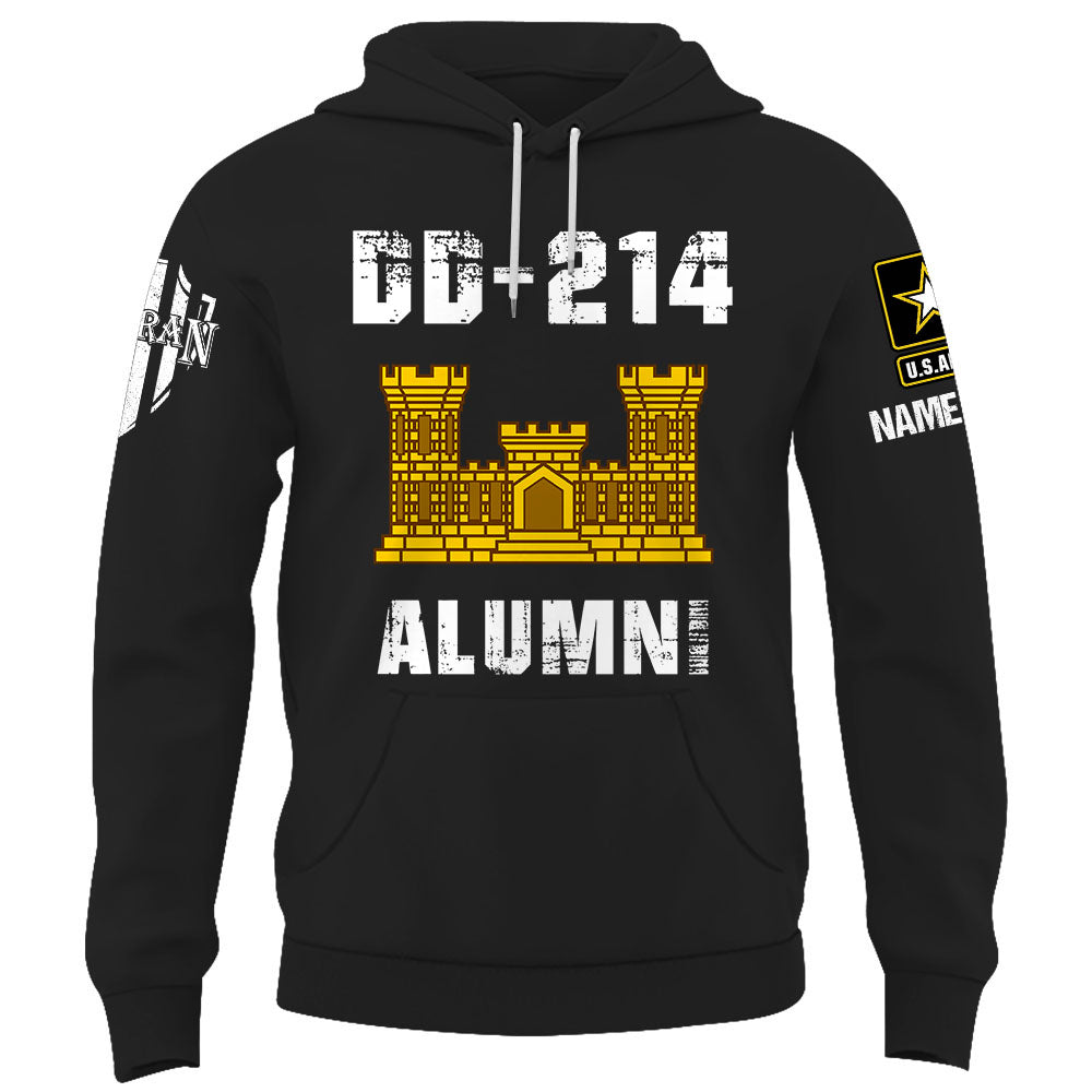 Personalized Shirt DD-214 Alumni Custom Division Military Gift For Veterans K1702