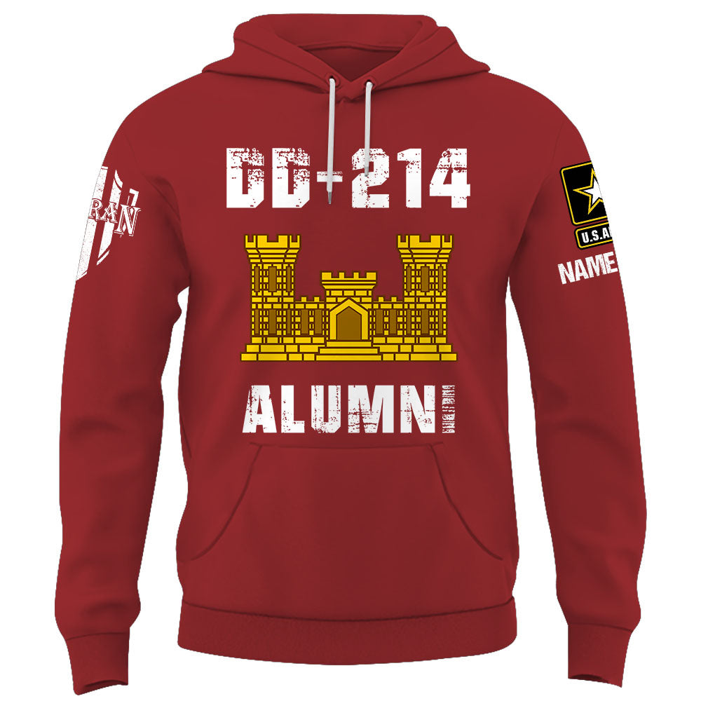 Personalized Shirt DD-214 Alumni Custom Division Military Gift For Veterans K1702