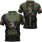Personalized All Over Print Veteran Eagle American Shirt Gift For Veteran Custom Division Military K1702 Trhn