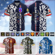 Custom Premium US Veterans Hawaiian Shirt Gifts For Veterans, Gifts On Memorial Day, Father's Day, Armed Forces Day, Veterans Day K1702 MT2