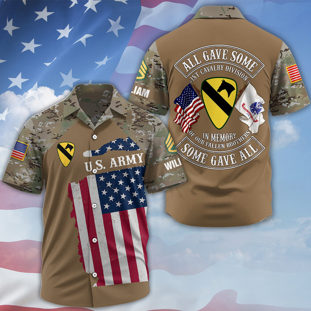 Custom Veteran Shirt All Gave Some Some Gave All In Memory Of Our Fallen Brotherse All Over Print Gift K1702 MT2