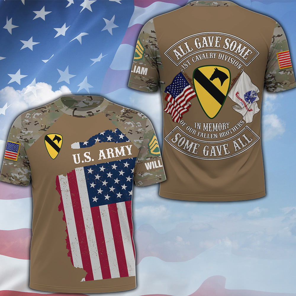 Custom Veteran Shirt All Gave Some Some Gave All In Memory Of Our Fallen Brotherse All Over Print Gift K1702 MT2