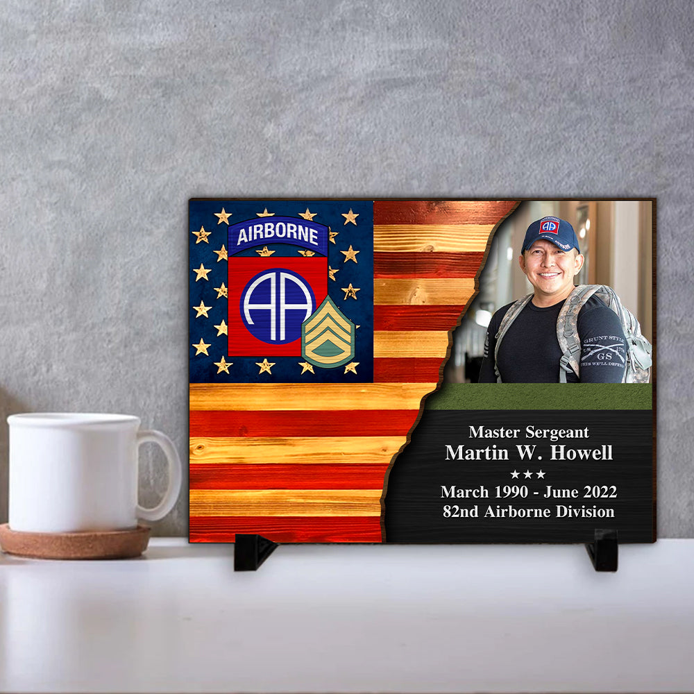 Personalized Military Retirement Gift, Veteran Keepsake, Army Retired Wooden Plaque, Veteran Gift K1702 Trhn