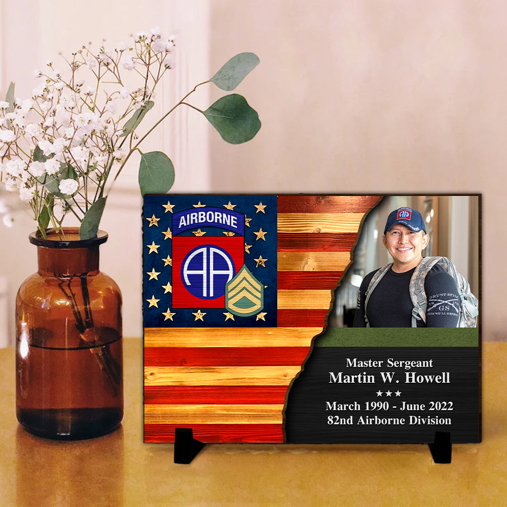 Personalized Military Retirement Gift, Veteran Keepsake, Army Retired Wooden Plaque, Veteran Gift K1702 Trhn