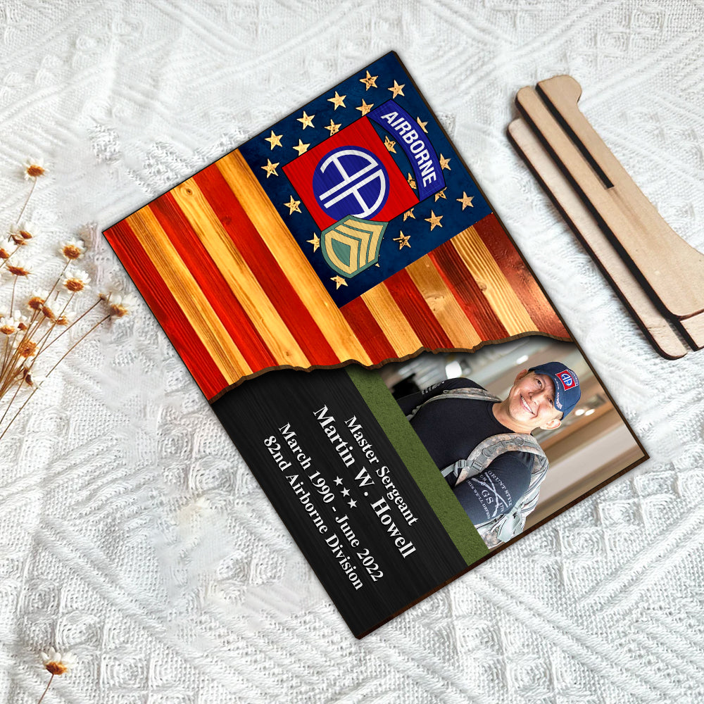 Personalized Military Retirement Gift, Veteran Keepsake, Army Retired Wooden Plaque, Veteran Gift K1702 Trhn