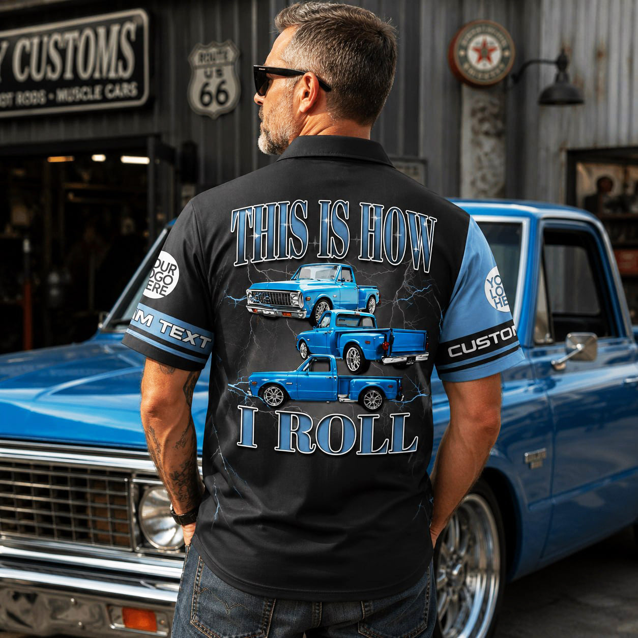 This Is How I Roll - Custom Pickup Truck Photo Hawaiian Shirts - Gift For Car Lovers A2110 Pt99