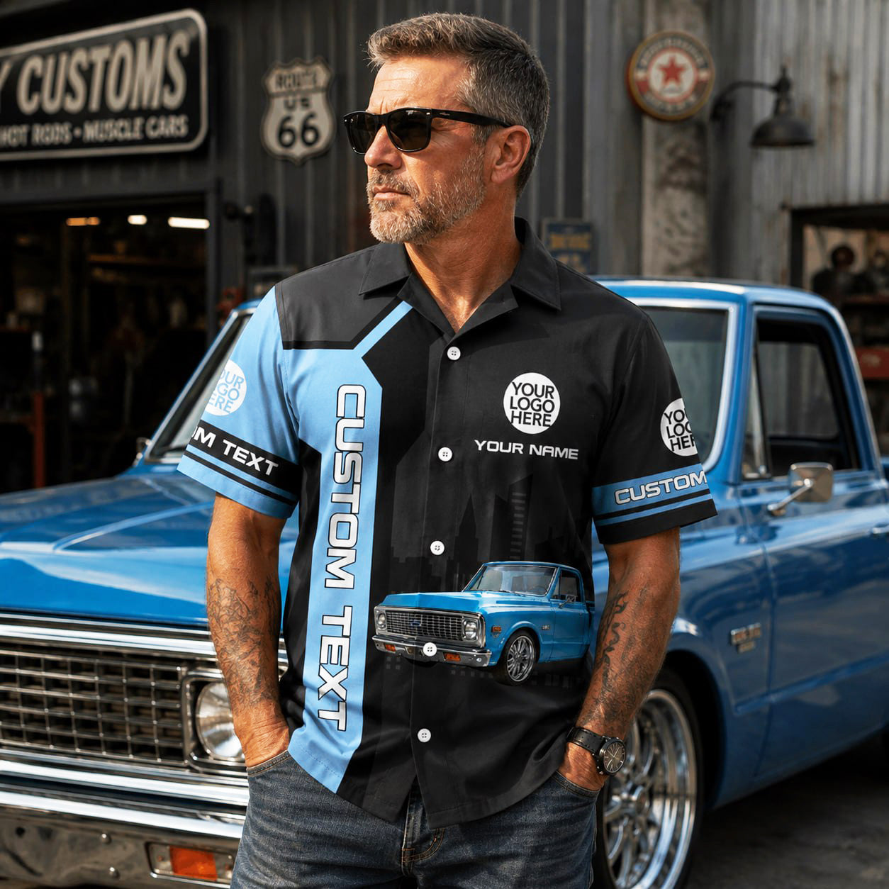 This Is How I Roll - Custom Pickup Truck Photo Hawaiian Shirts - Gift For Car Lovers A2110 Pt99