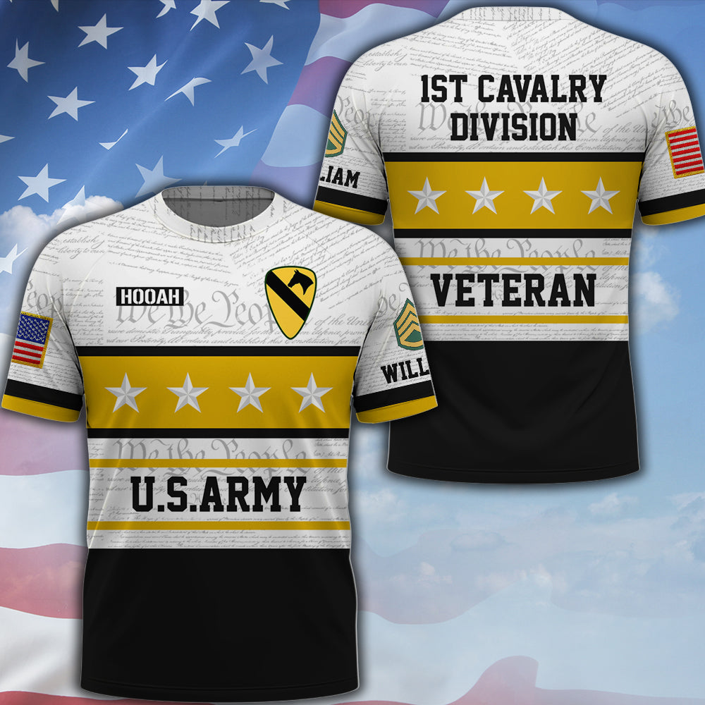 Premium Custom Military Shirt Gifts For Veteran, Gifts For Dad, For Husband, Best Gifts On Father's Day, Armed Forces Day, Independence Day, Veterans Day K1702 MT2