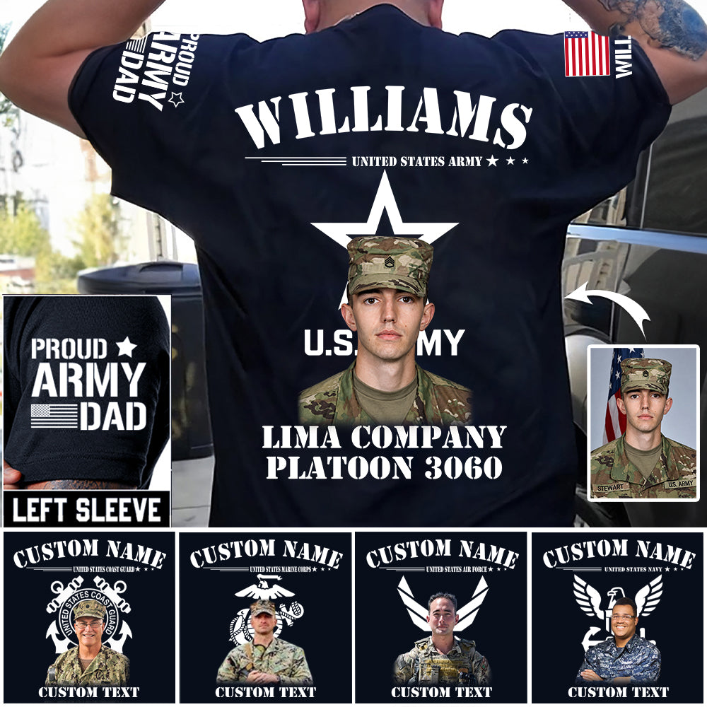 Proud Military Family Members All Over Print Shirt Vr2 Custom Recruit Training Unit Designation Shirt For Proud Military Family Graduate Shirt K1702 MT2