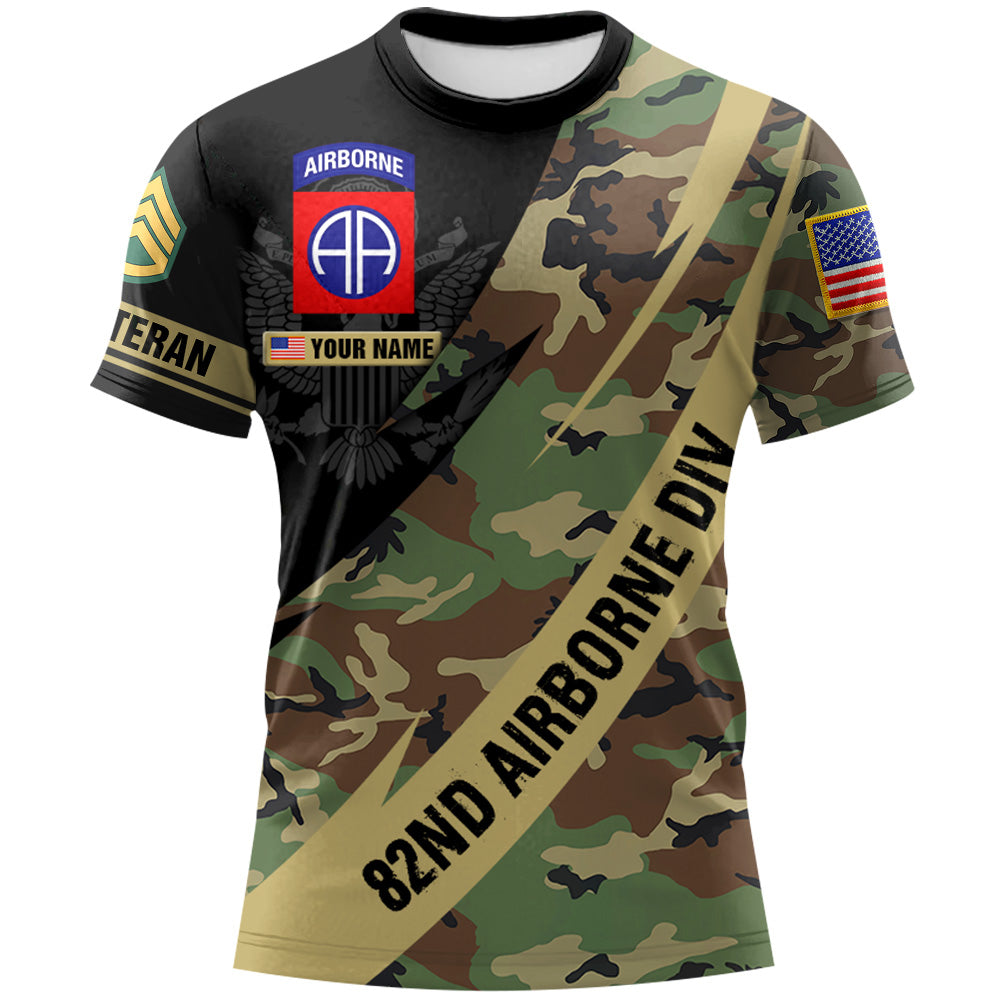 Personalized All Over Print Shirt Military Camouflage Style Shirts K1702 Trhn