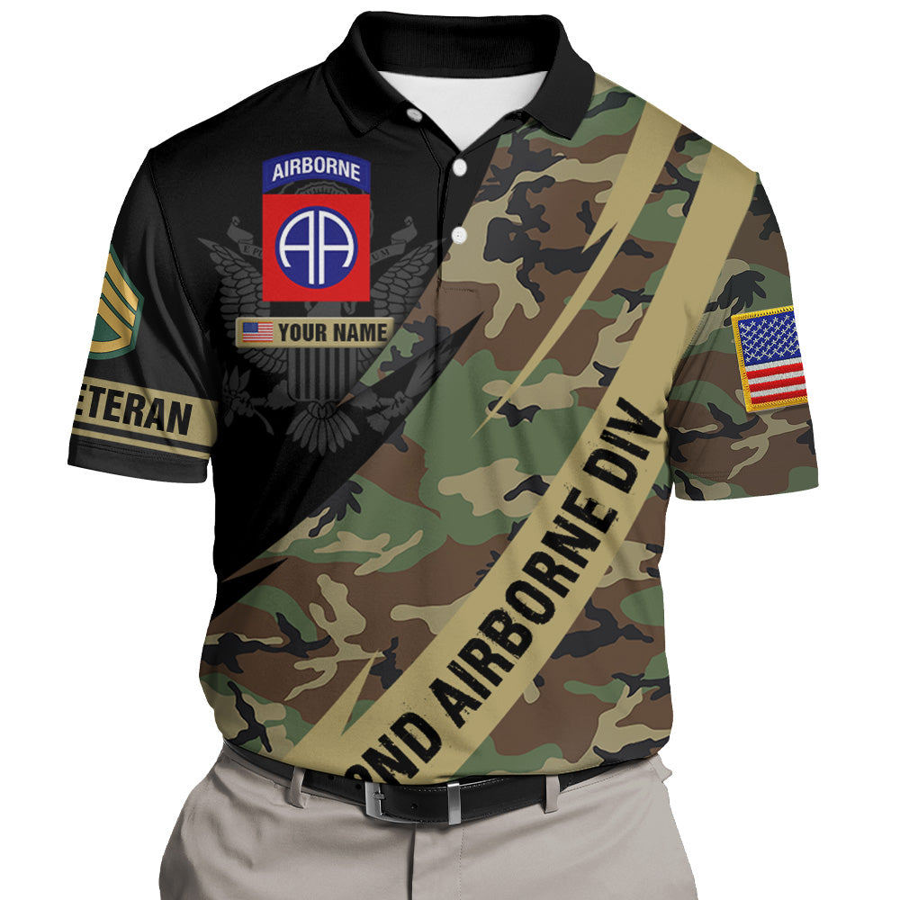 Personalized All Over Print Shirt Military Camouflage Style Shirts K1702 Trhn