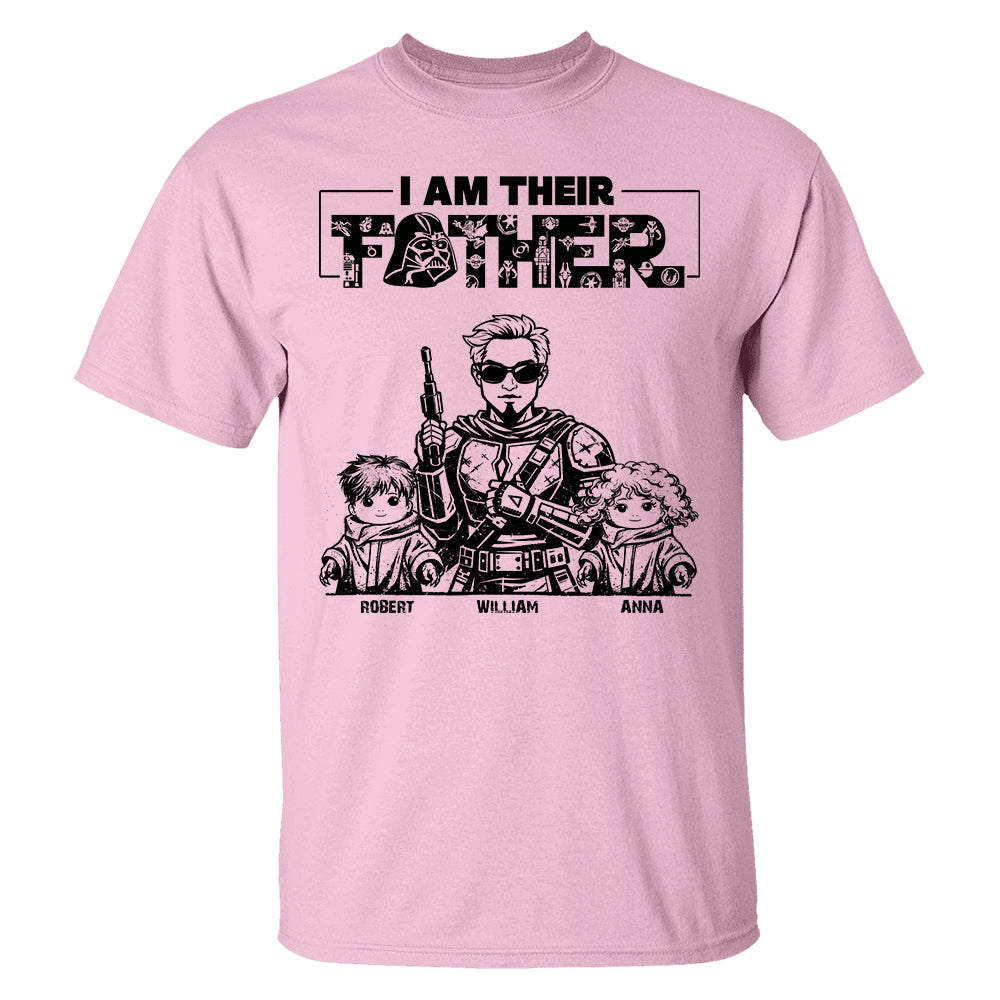 I Am Their Father - Personalized Vintage Style Shirt For Dad Father's Day 2026 NA04 Hv01