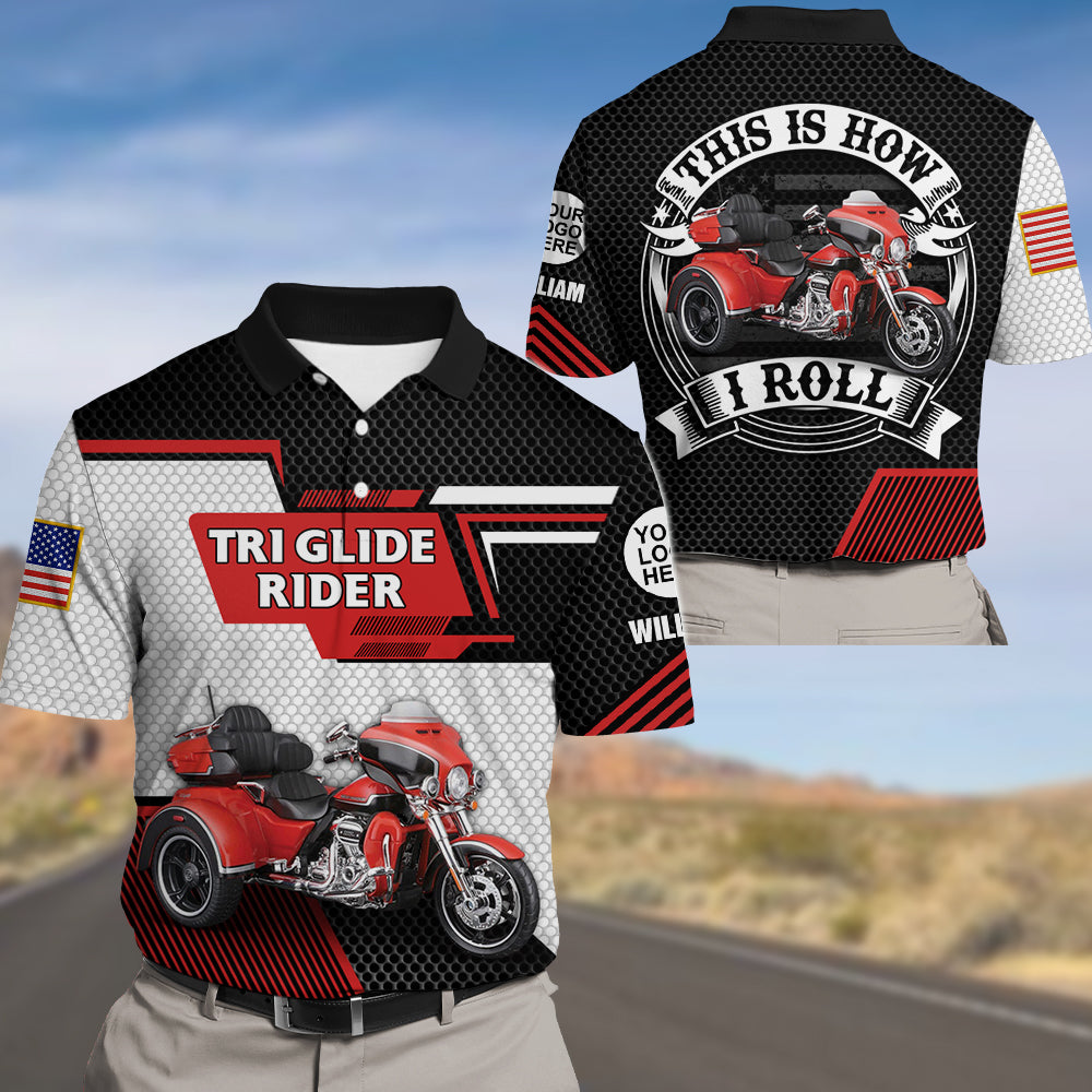 This Is How I Roll - Personalized Upload Vechicle Photo For Biker Hawaiian Shirt K1702