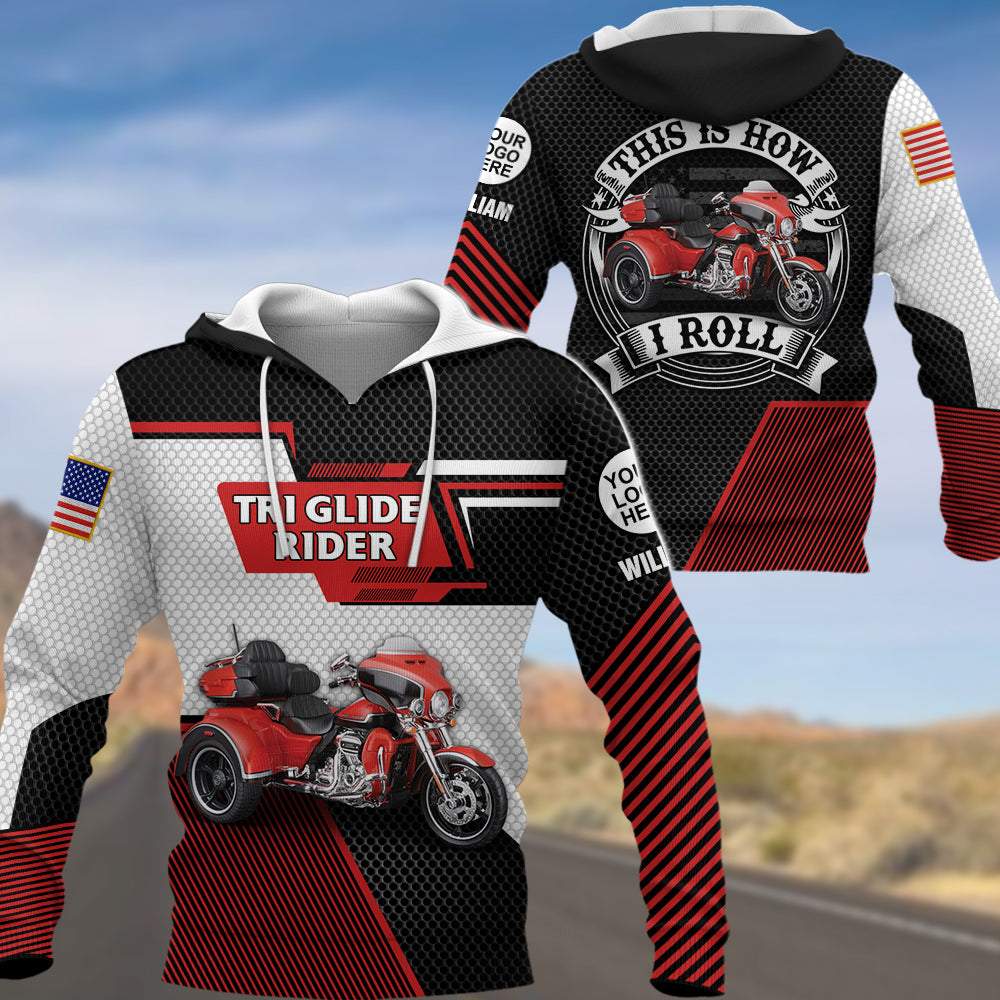 This Is How I Roll - Personalized Upload Vechicle Photo For Biker Hawaiian Shirt K1702