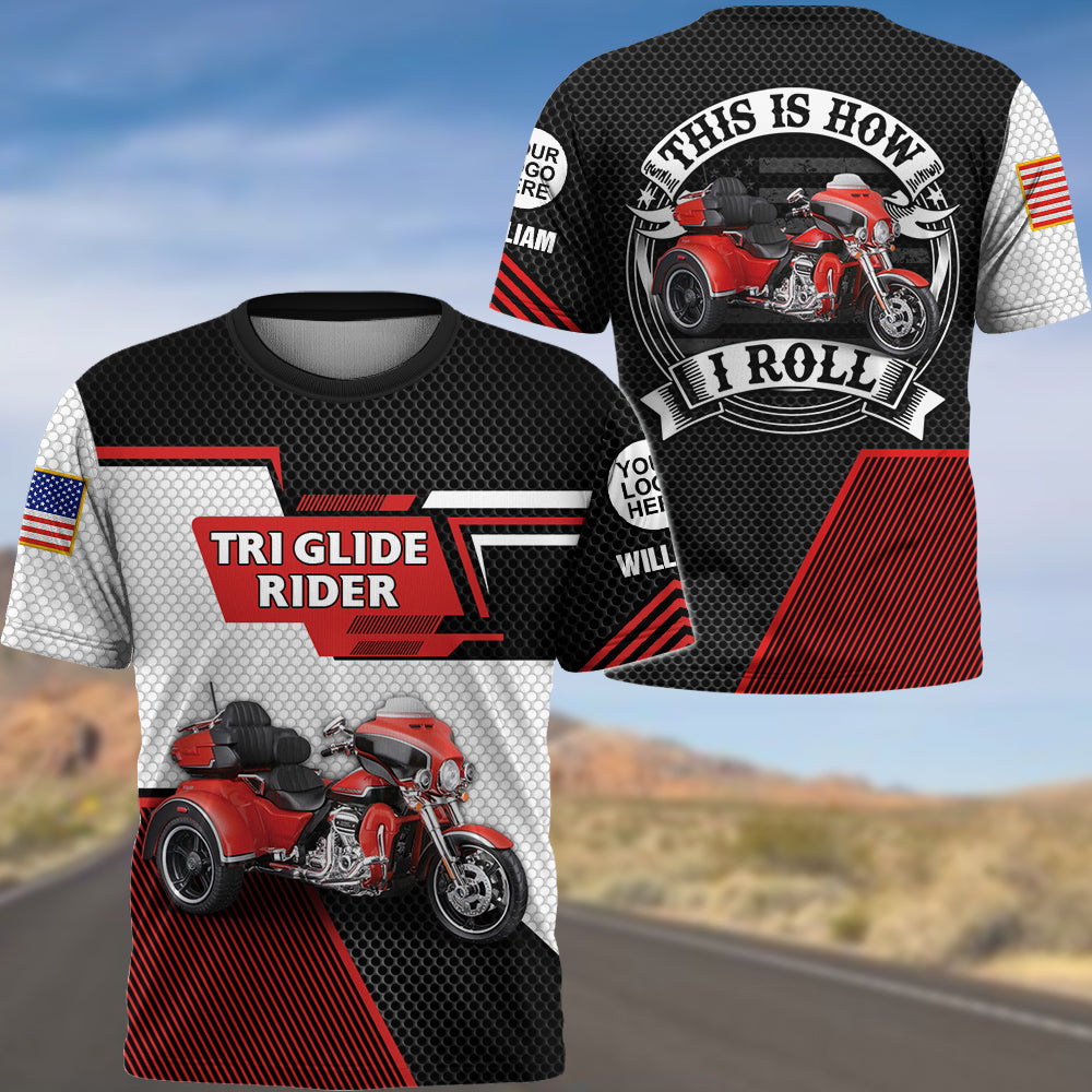 This Is How I Roll - Personalized Upload Vechicle Photo For Biker Hawaiian Shirt K1702