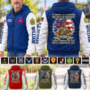 Personalized Veteran Windbreaker Jacket It Cannot Be Inherited Nor Can It Purchased Custom Division Military Gift For Veteran K1702 MT2