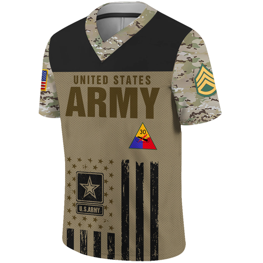 Personalized Military Jersey – Unique Gift for All Branches, Soldiers & Veterans K1702 Trhn