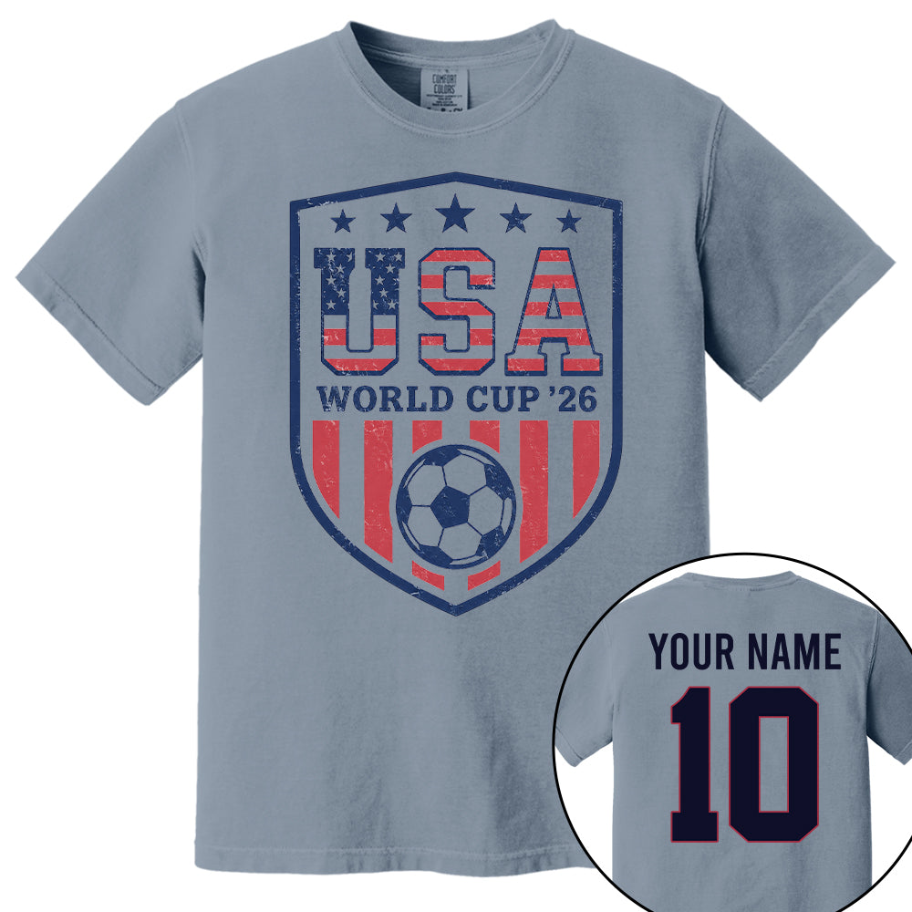 Custom USA Soccer Shirt 2026, Personalized Team Shirt Nh00